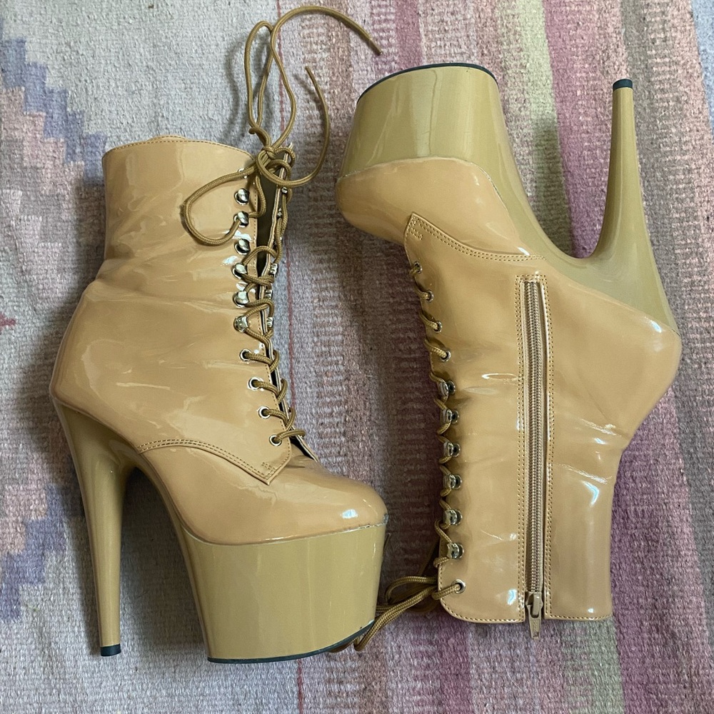 Nude Adore 1020 Pleaser Boots